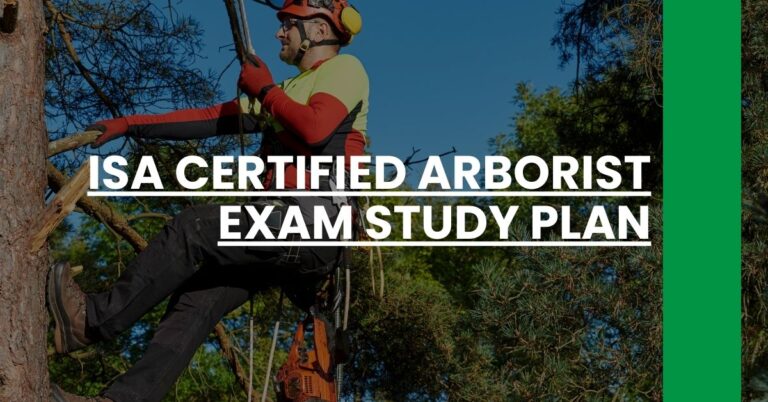 ISA Certified Arborist exam study plan Feature Image